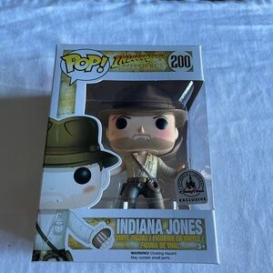 Funko Collectible Box with Gray and White Design Indiana Jones 200 Rare
